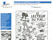 Tablet Screenshot of lecteurduval.org